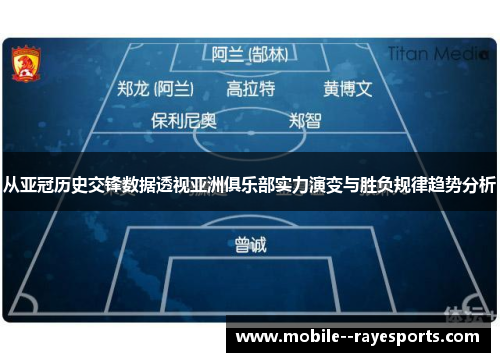 从亚冠历史交锋数据透视亚洲俱乐部实力演变与胜负规律趋势分析 从亚冠历史交锋数据透视亚洲俱乐部实力演变与胜负规律趋势分析